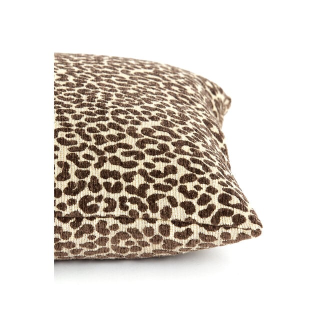 Light en Living Kussen 45x45 cm SAFFORD zand + grijs