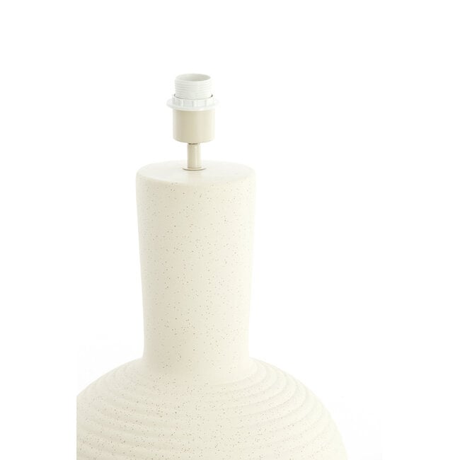 Light en Living Lampvoet Ø34x62 cm ULLOA keramiek mat crème
