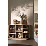 Light en Living Plateau met stolp Ø20,5x24 cm BIA mangohout bruin + glas