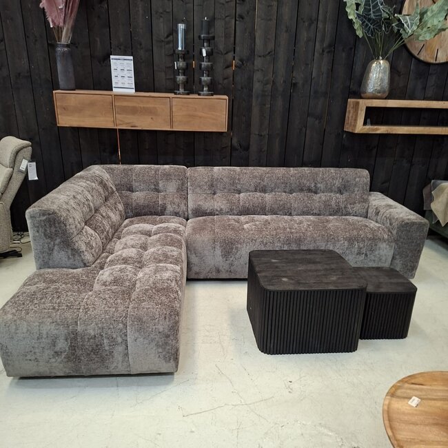 Tower Living Memphis 3 zits + Ottoman Links - Haga 16 charcoal