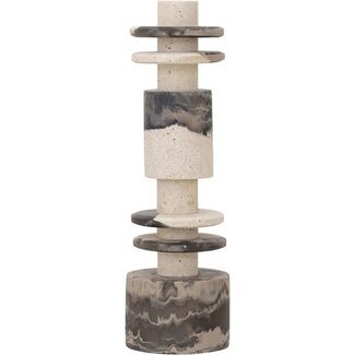 MUST Living Ornament Alba laag - zwart/bruin