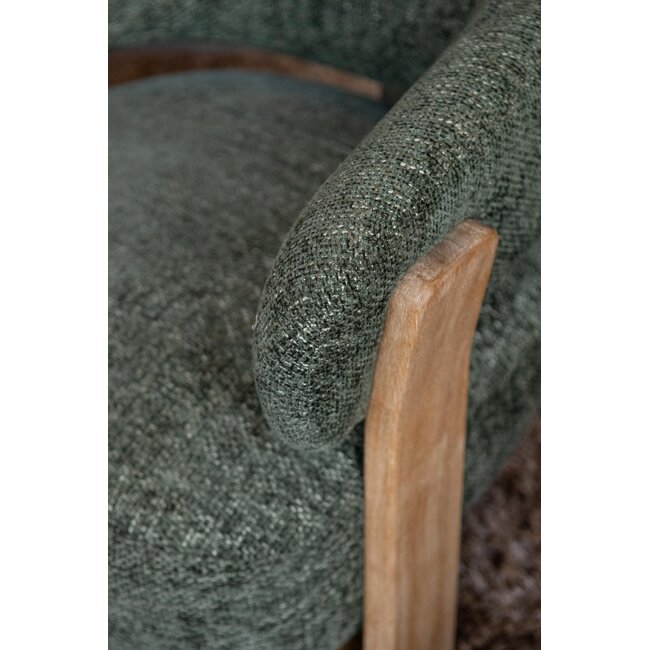 PTMD Fauteuil Mire olijfgroen