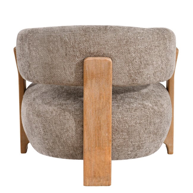 PTMD Fauteuil Mire taupe