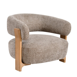 PTMD Fauteuil Mire taupe