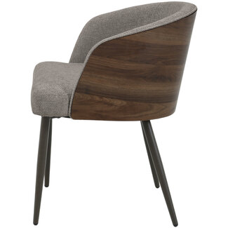 PTMD Eettafelstoel Bosca Taupe