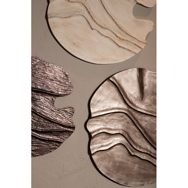 PTMD Wandpaneel Samraj Bruin MDF  Wave met structuur