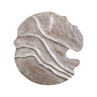 PTMD Wandpaneel Samraj Bruin MDF  Wave met structuur