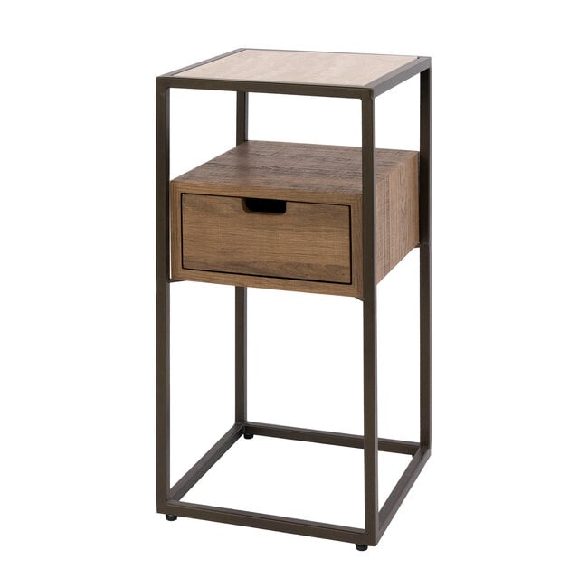 WoonStijl Nachtkastje Cassetto XS 1 lade Keramiek travertin