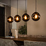 WoonStijl Hanglamp 4L stellar Sienna bruin