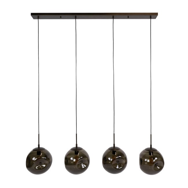 WoonStijl Hanglamp 4L stellar Sienna bruin
