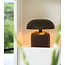 Light en Living Tafellamp 37x26x37 cm TODD glans donker bruin