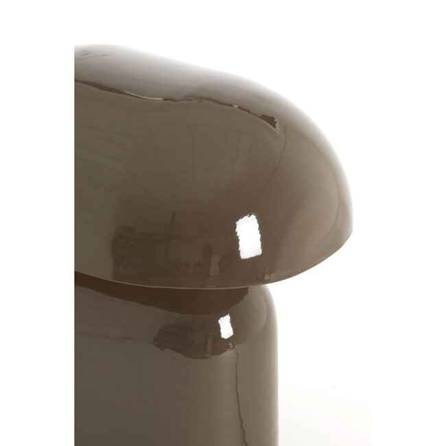 Light en Living Tafellamp 37x26x37 cm TODD glans donker bruin