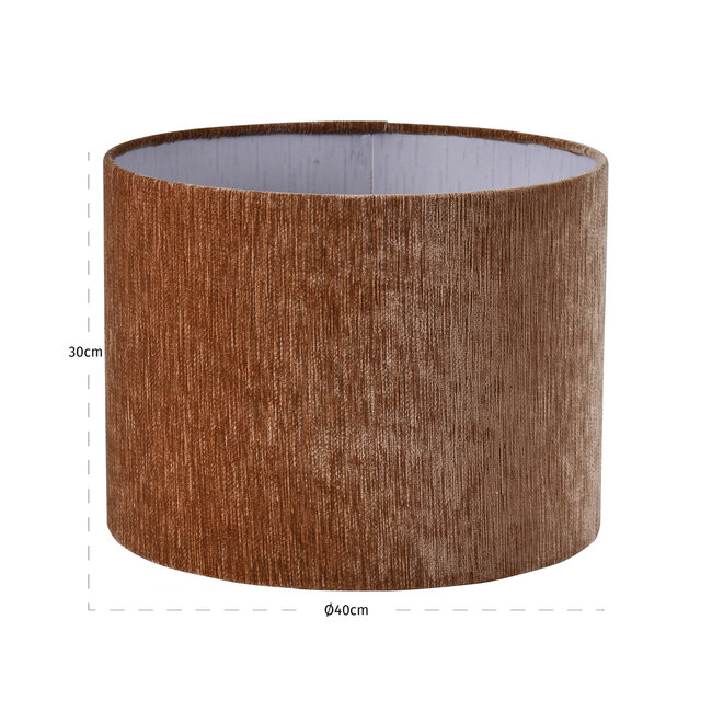 Richmond Interiors  Lampenkap Ziba Be straight mocha mousse 40Ø