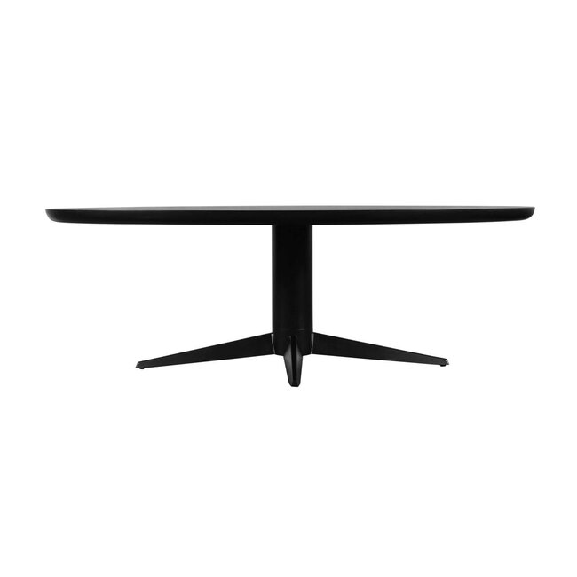 Richmond Interiors  Eettafel Rayford black oval 230