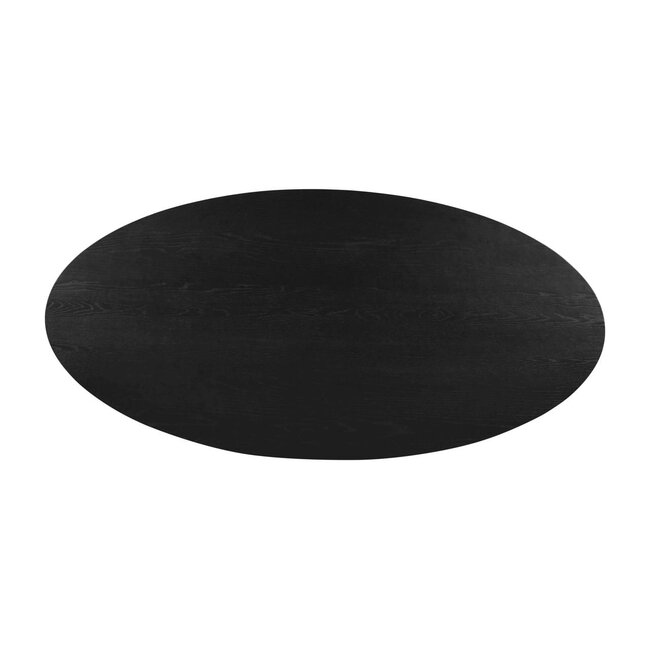 Richmond Interiors  Eettafel Rayford black oval 230