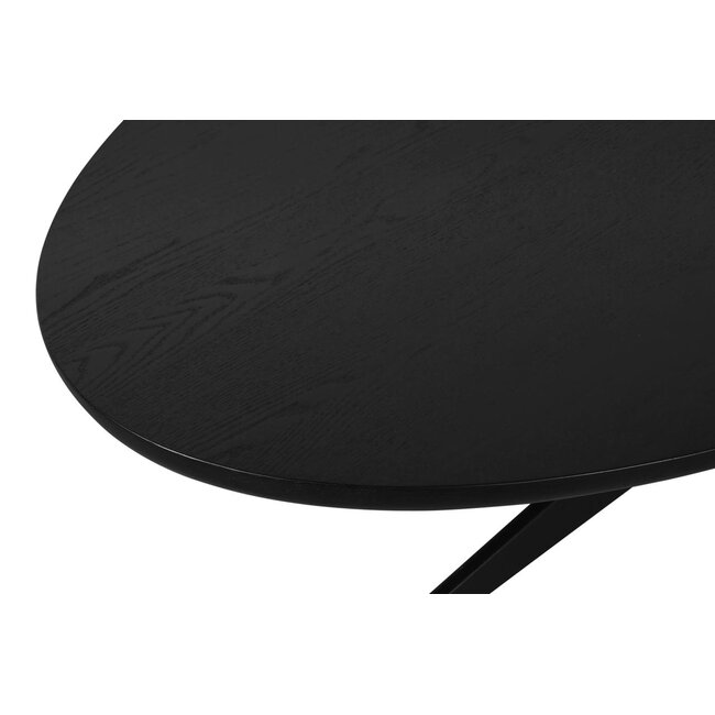 Richmond Interiors  Eettafel Rayford black oval 230