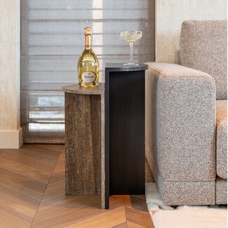 Richmond Interiors  Bijzettafel Russo bruin