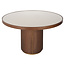 Richmond Interiors  Eettafel Willox brown 130Ø including glass