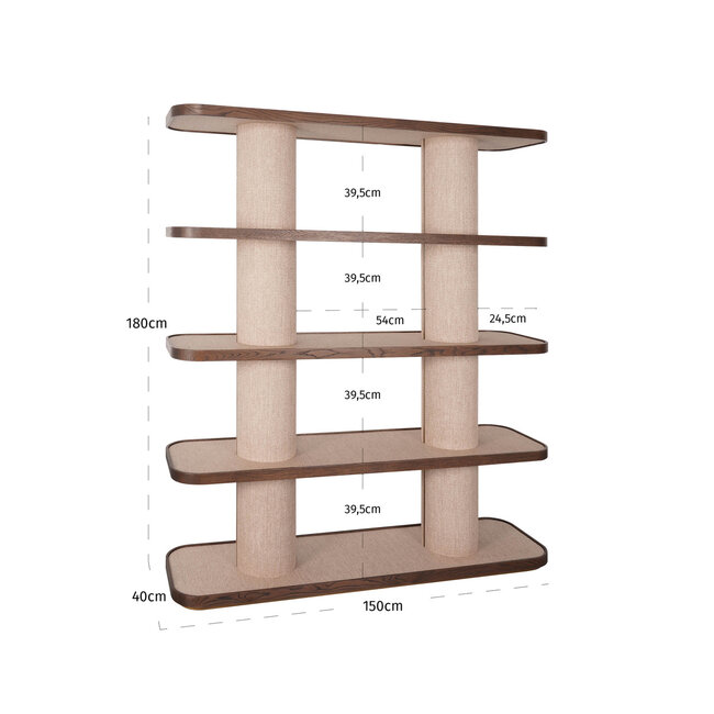 Richmond Interiors  Wandkast Willox brown