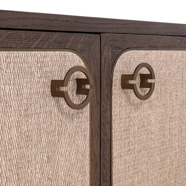 Richmond Interiors  TV-meubel Willox brown 4-doors