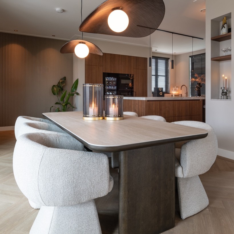 Eettafel Nando bruin 230 – Richmond Interiors | De Woon Winkel - De ...