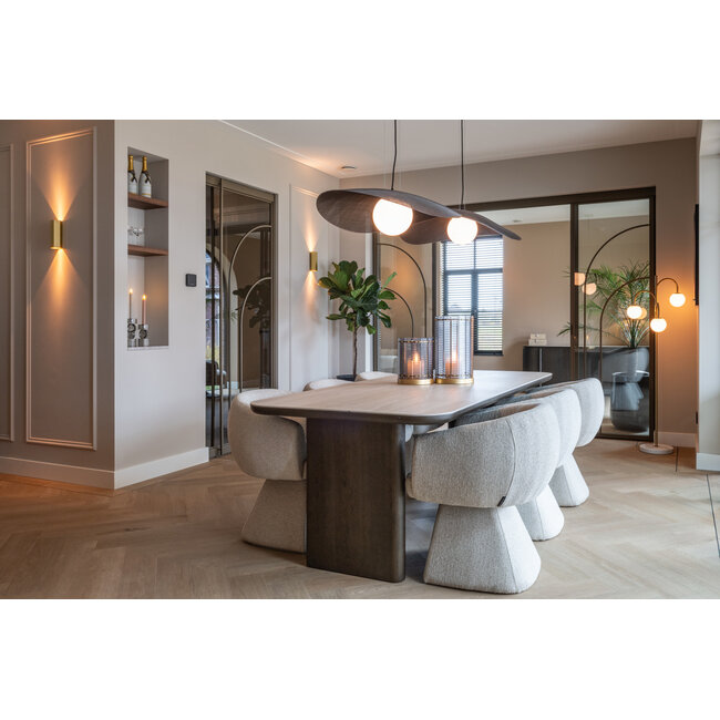 Richmond Interiors  Eettafel Nando brown 230