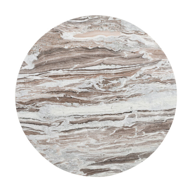 Richmond Interiors  Eettafel Oberoy Blush beige 130Ø