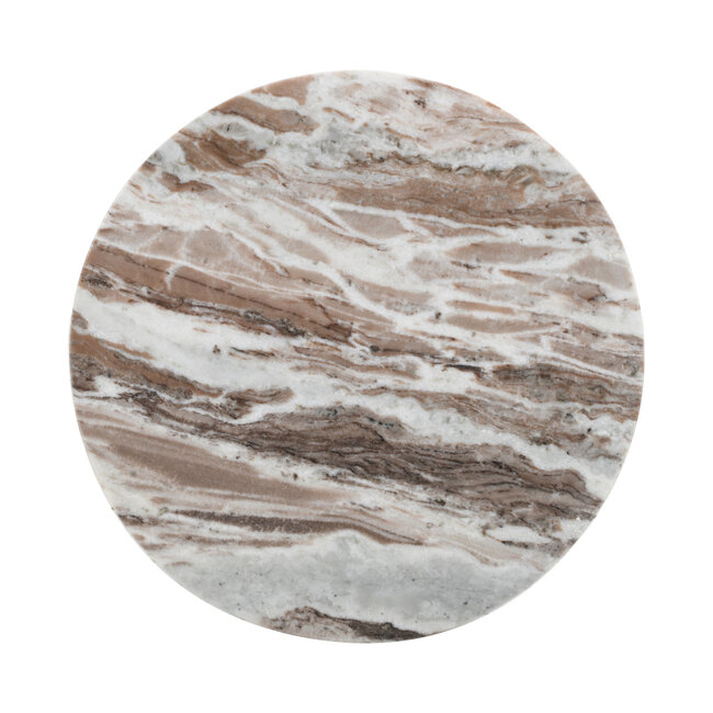 Richmond Interiors  Bijzettafel Oberoy Blush beige 45Ø