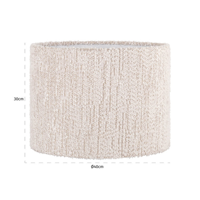 Richmond Interiors  Lampenkap Marly lovely cream 40Ø