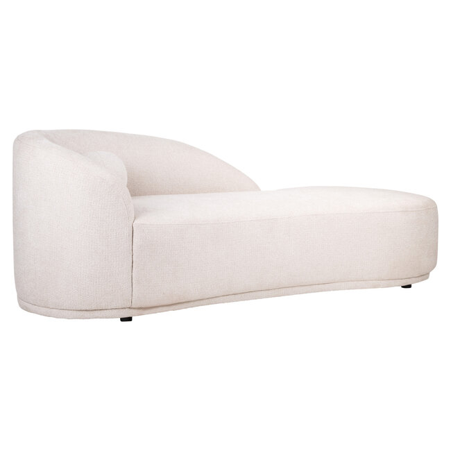 Richmond Interiors  Bank Emma cream fancy chaise longue
