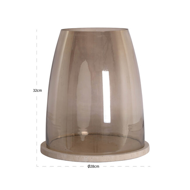 Richmond Interiors  Windlicht Alusia sand large
