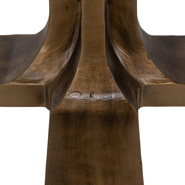 Richmond Interiors  Bistrotafel Revelin dark brown 75Ø