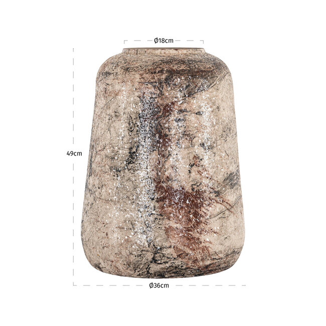 Richmond Interiors  Vaas Dena beige large