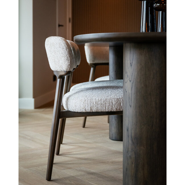 Richmond Interiors  Eetkamerstoel Basker natural linear (Set of 2)