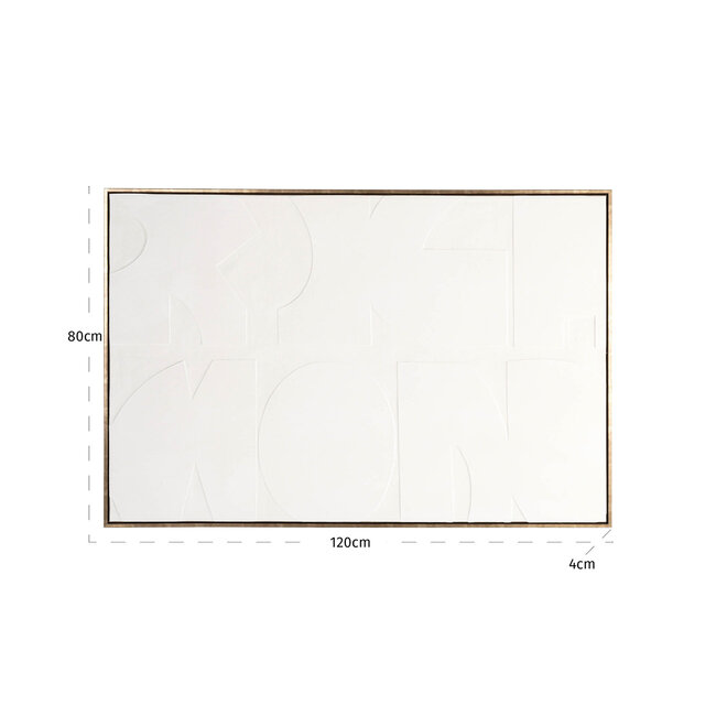 Richmond Interiors  Wall art Decadence white