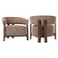 Richmond Interiors  Lounge stoel Dalara brown tweed