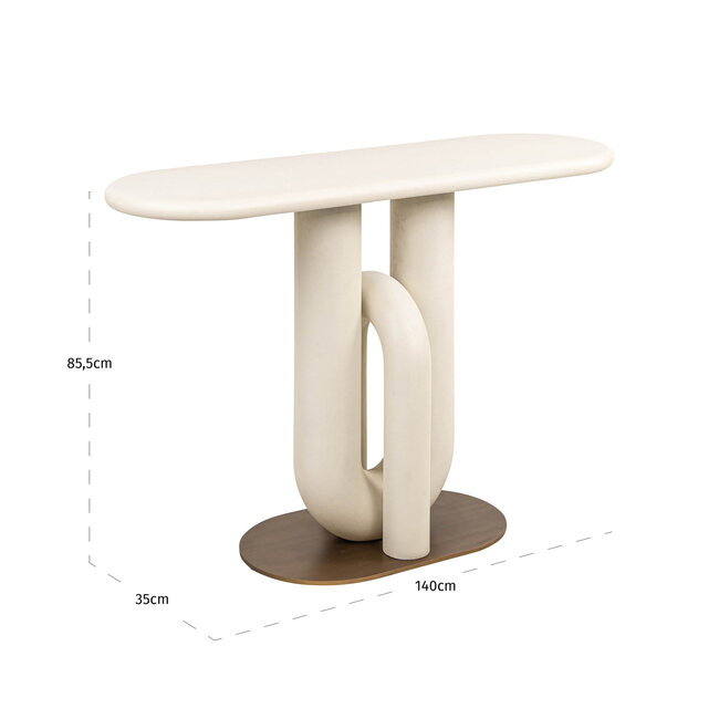 Richmond Interiors  Console Winslow white