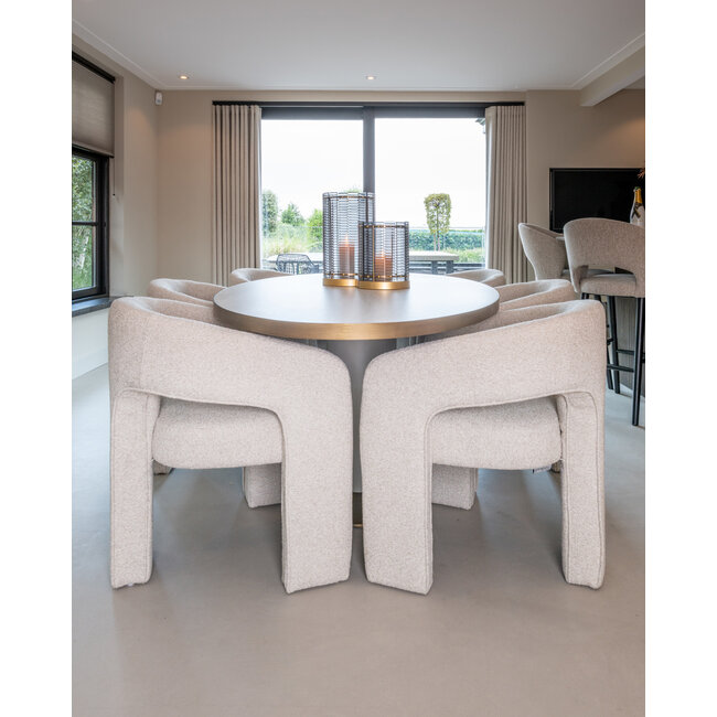 Richmond Interiors  Eettafel Tivoli white oval 230