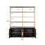 Richmond Interiors  Wandkast Carter brown large 4-doors