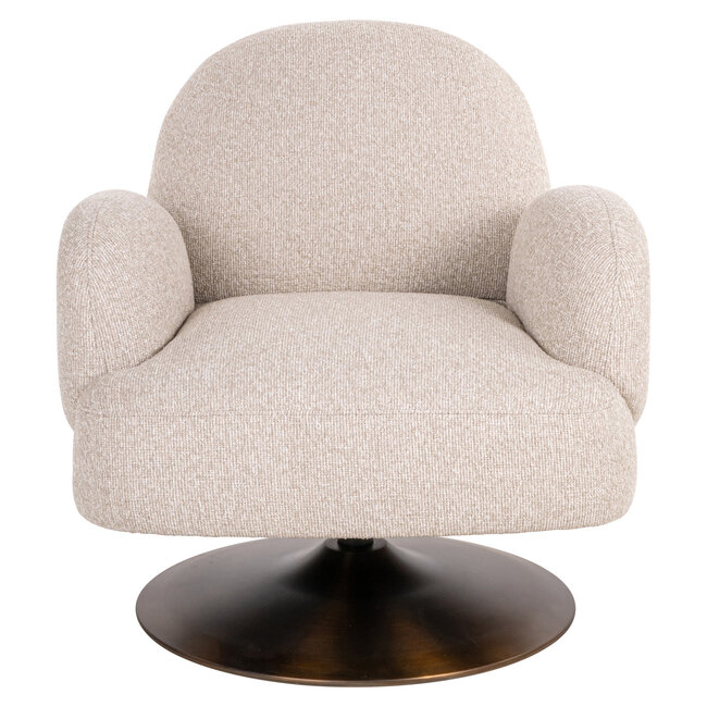Richmond Interiors  Lounge stoel Kagney biscotti swivel
