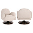 Richmond Interiors  Lounge stoel Kagney biscotti swivel