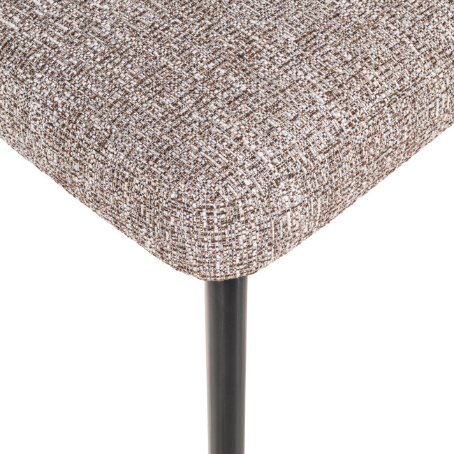 Richmond Interiors  Eetkamerstoel Zeno earth tweed