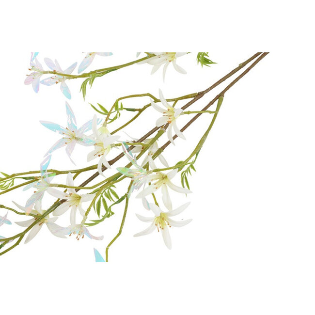 Countryfield Kunsttak Bloem Vaccaria iriserend S crème