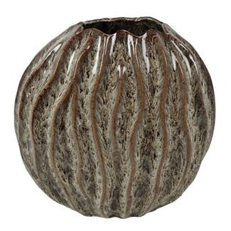 Countryfield Vaas ovaal Korali L bruin / crème - 41 x 20 x 42 cm