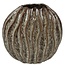 Countryfield Vaas ovaal Korali M bruin / crème  - 35 x 17 x 34 cm