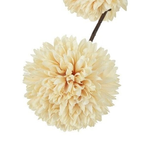 Countryfield Kunsttak Bloem Chrysanthemum wit - 77 x 42 x 107 cm
