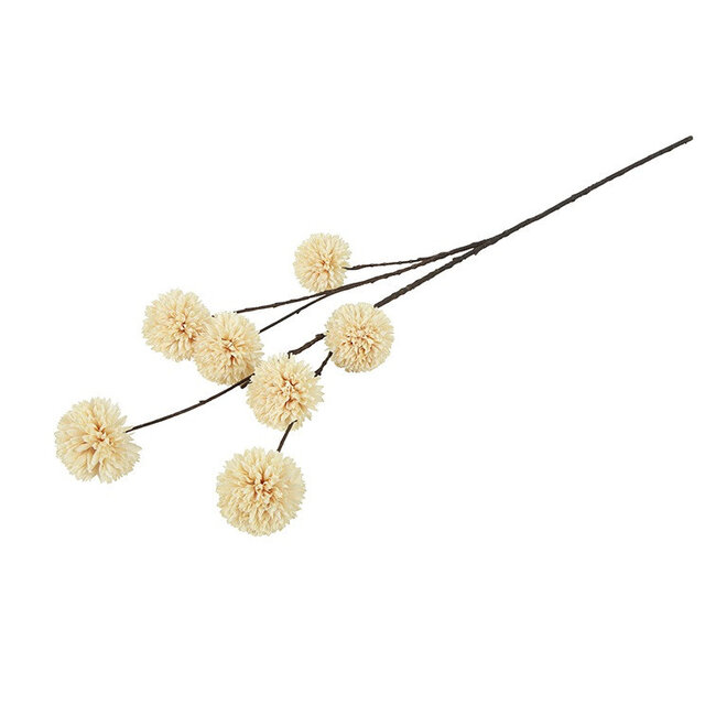 Countryfield Kunsttak Bloem Chrysanthemum wit - 77 x 42 x 107 cm