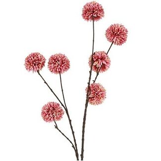 Countryfield Kunsttak Bloem Chrysanthemum roze - 77 x 42 x 107 cm