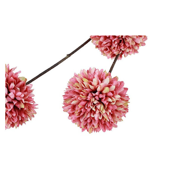 Countryfield Kunsttak Bloem Chrysanthemum roze - 77 x 42 x 107 cm