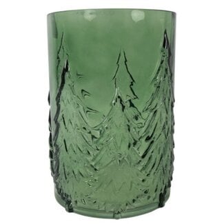 Countryfield Windlicht Daimy L groen - 16 x 16 x 22 cm